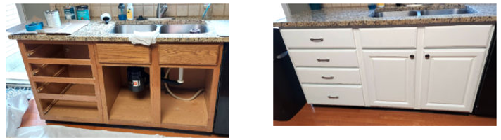 DIY Kitchen Cabinet Update